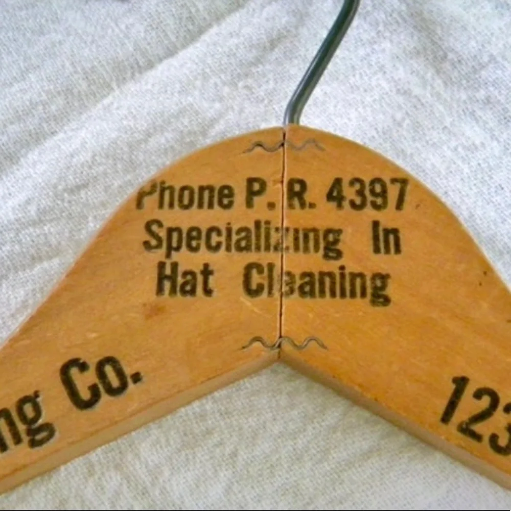 1950 Palace Pressing & Repairing Co., Port Richmond Staten Island, NY Ad Hanger